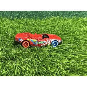 Hot Wheels Sudden Stop Red Crash Car Diecast 1:64 Scale 2014 Malaysia GRH88